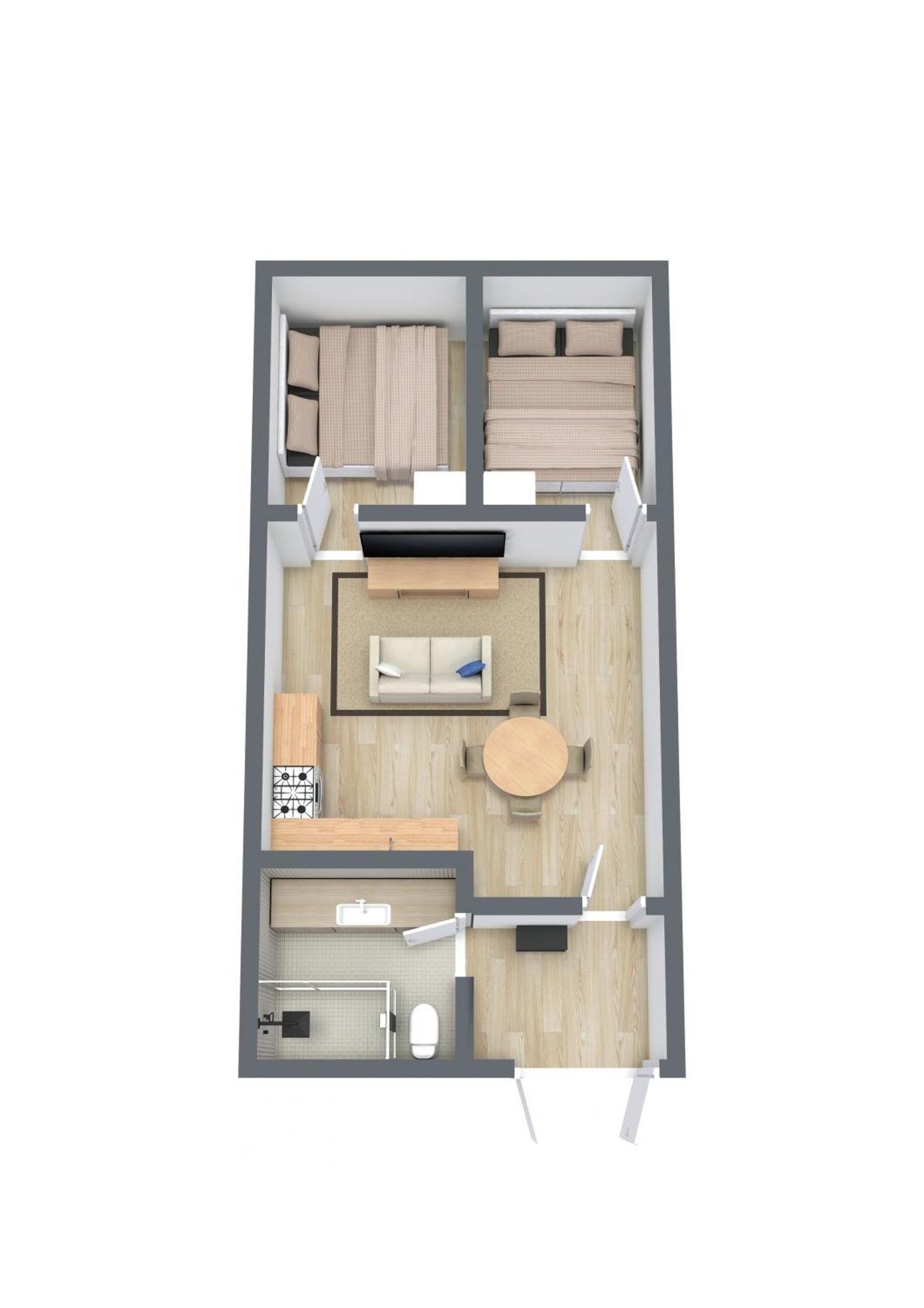 Cozy And Contemporary Ground Floor Retreat